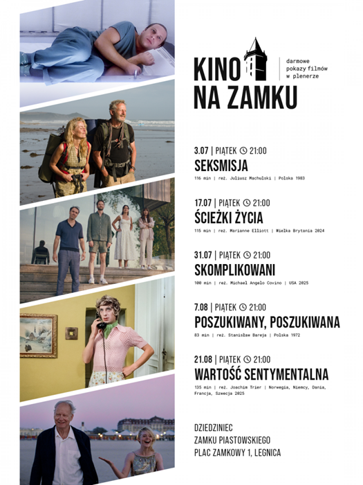 Kino na Zamku latem wraca z nową edycją