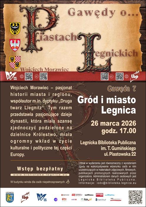 Wojciecha Morawca gawędy o… Piastach Legnickich. Gród i miasto Legnica