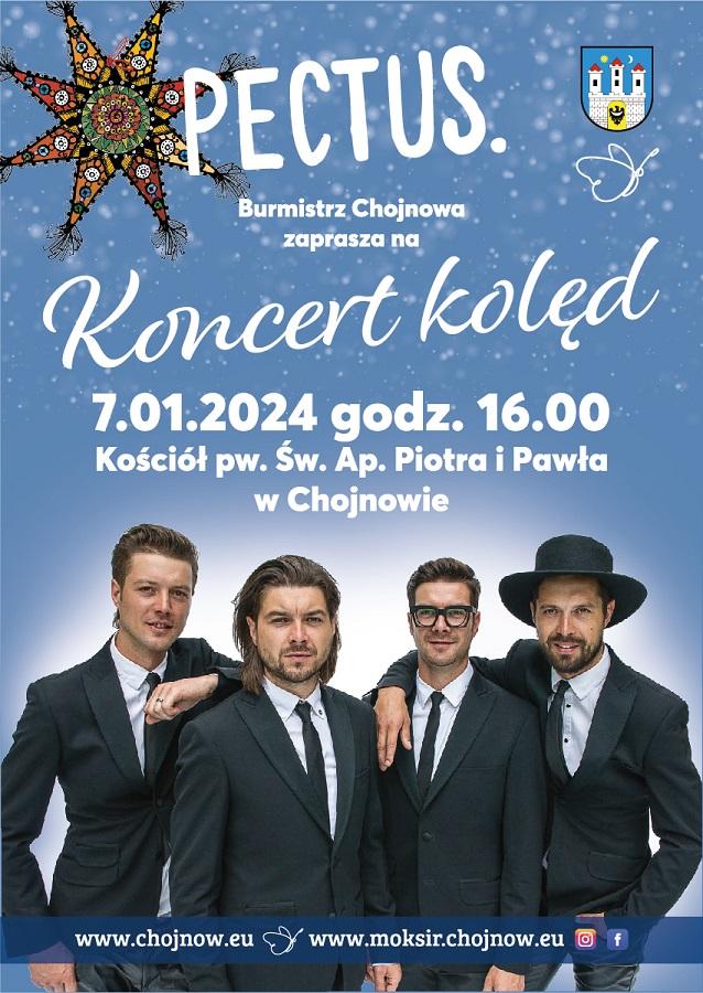 Kolędowanie z zespołem Pectus – zaproszenie na koncert noworoczny