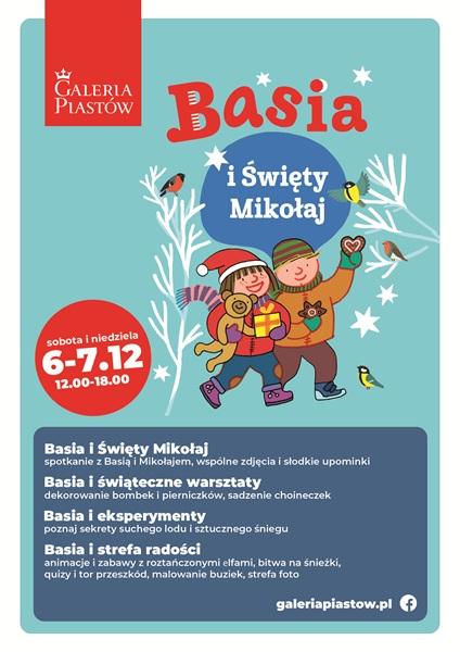Basia i Mikołaj zapraszają do wspólnej zabawy w Galerii Piastów