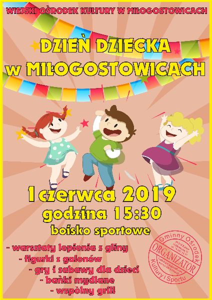 Podlegnicka gmina zaprasza na obchody Dnia Dziecka