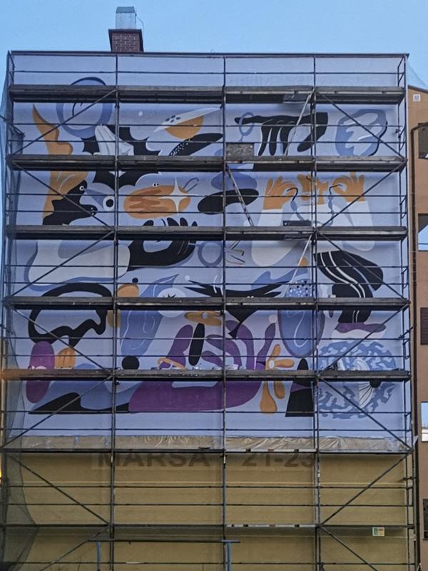 Powstaje mural promujący Legnicki Festiwal SREBRO