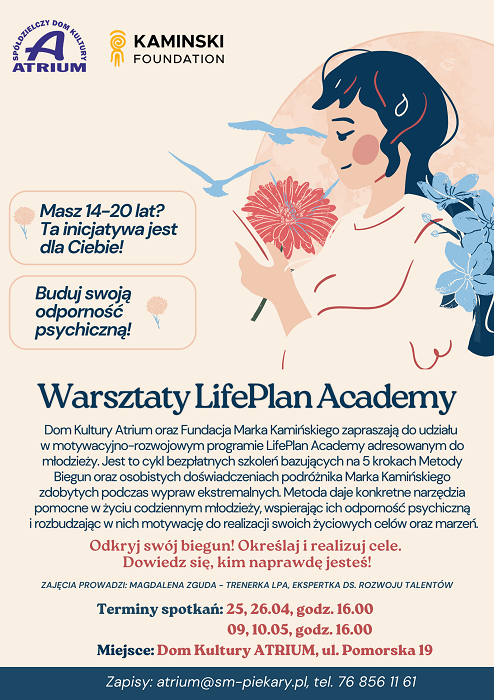 Bezpłatne warsztaty dla młodzieży LifePlan Academy w SDK Atrium