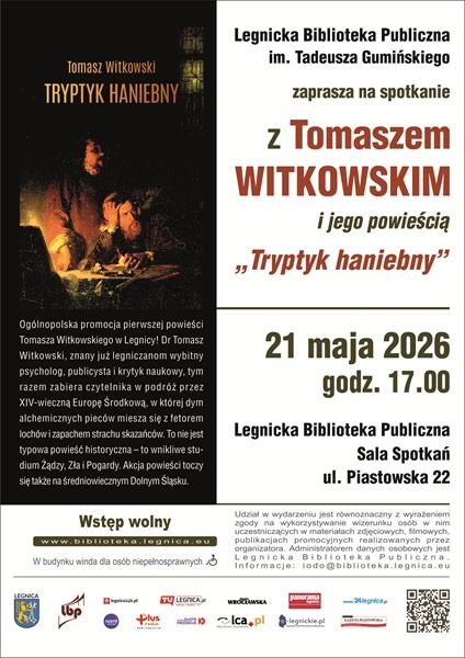 Promocja pierwszej powieści Tomasza Witkowskiego