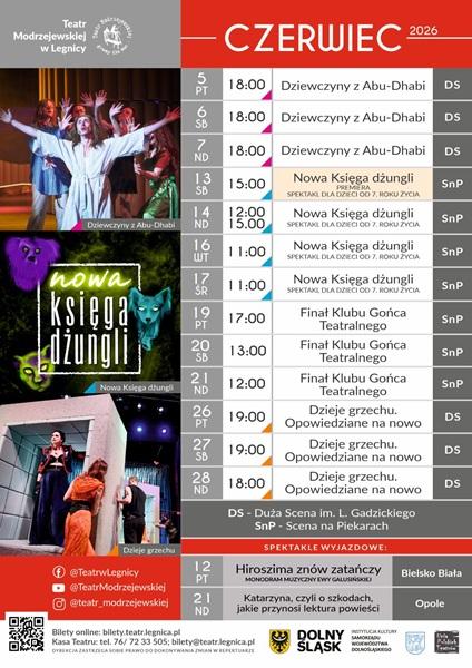 Repertuar Teatru Modrzejewskiej w Legnicy