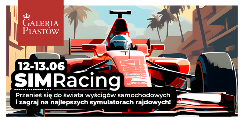 Wielka strefa SIM Racing w Galerii Piastów
