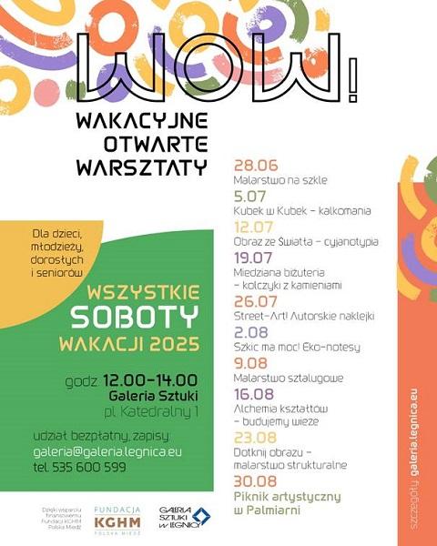 Wakacyjne warsztaty artystyczne w Galerii Sztuki