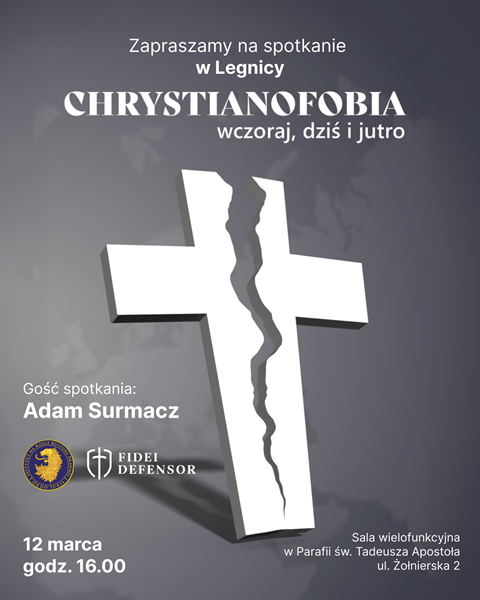 Chrystianofobia wczoraj, dziś i jutro