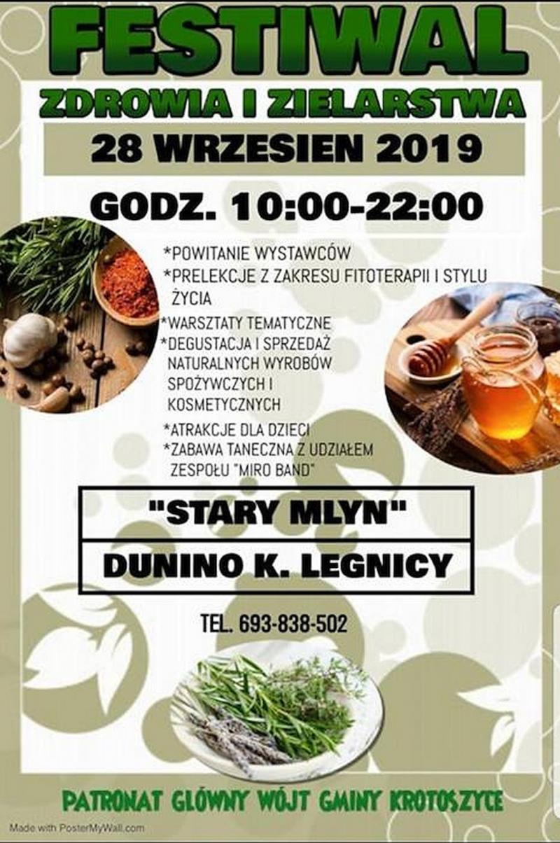 Zapraszamy na Festiwal Zdrowia i Zielarstwa w Duninie