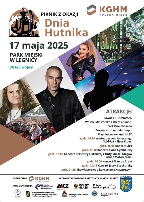 Legnicki piknik hutniczy z gwiazdami już 17 maja br.