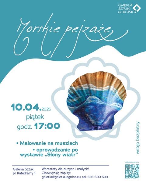 Morskie pejzaże na muszlach