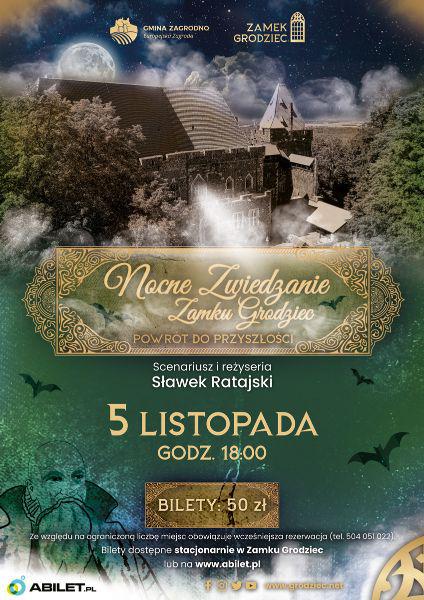 „Powrót do przyszłości” – Nocne Zwiedzanie Zamku Grodziec