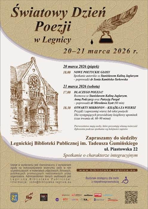 Światowy Dzień Poezji w Legnicy