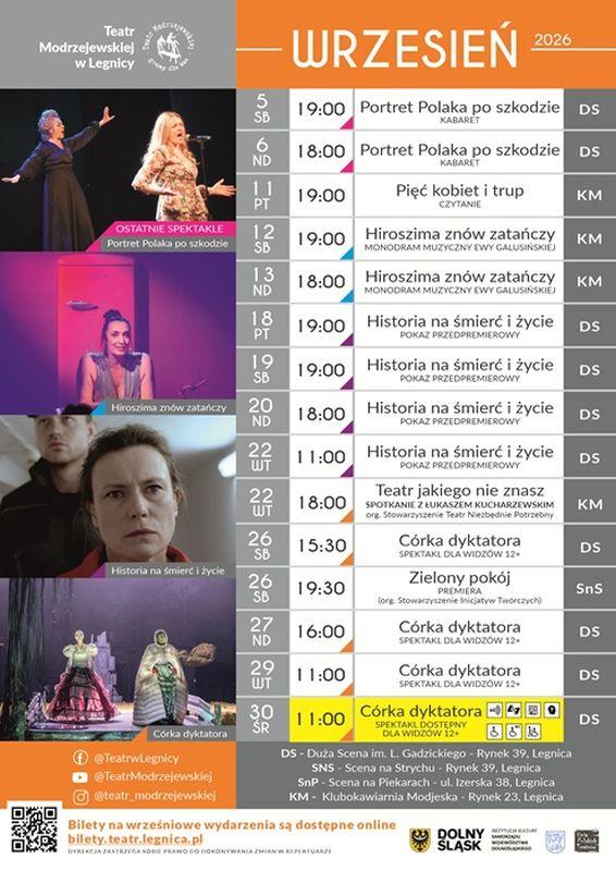Wrzesień w Teatrze Modrzejewskiej