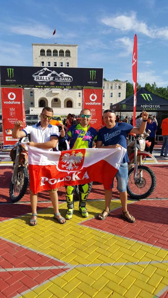 Kałużny na podium Rally Albania