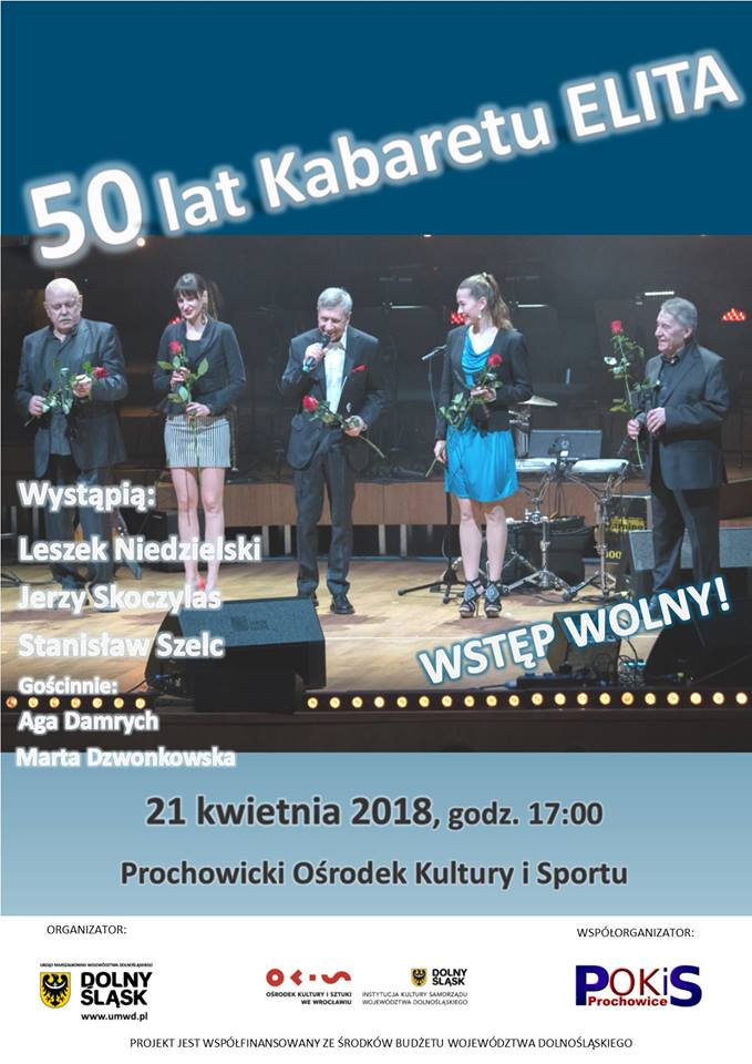 Kabaret ELITA wystąpi w Prochowicach