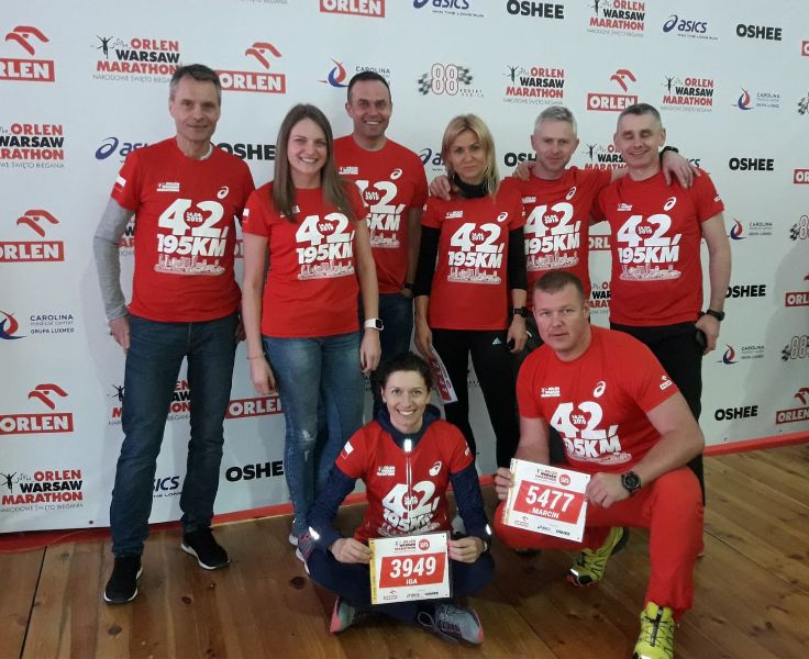 Złotoryjanie pobiegli na Orlen Marathon