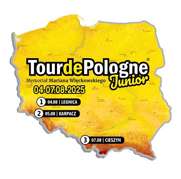 Tour de Pologne Junior 2025 — młodzi kolarze na trasie wyścigu World Tour