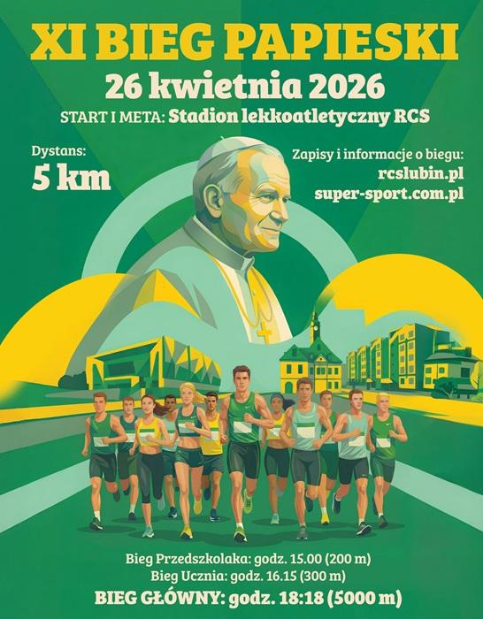 Zapisy na XI edycję Biegu Papieskiego