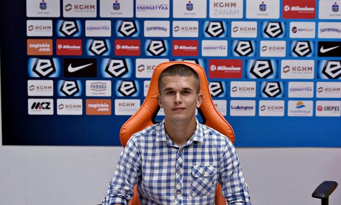 Fot. Zagłębie Lubin S.A. Dawid Pakulski z nowym kontraktem