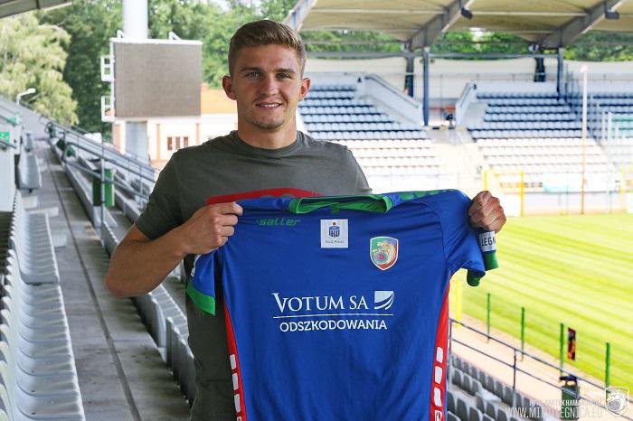 FOT. B Hamanowicz / Miedź Legnica Z Evertonu do Legnicy: Mateusz Hewelt w Miedzi