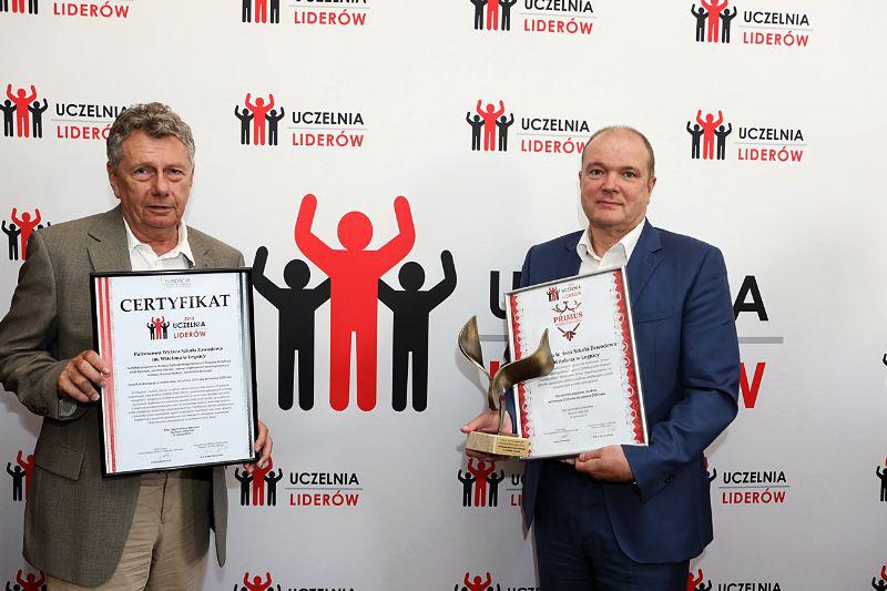 PWSZ im.Witelona Uczelnią Liderów 2019