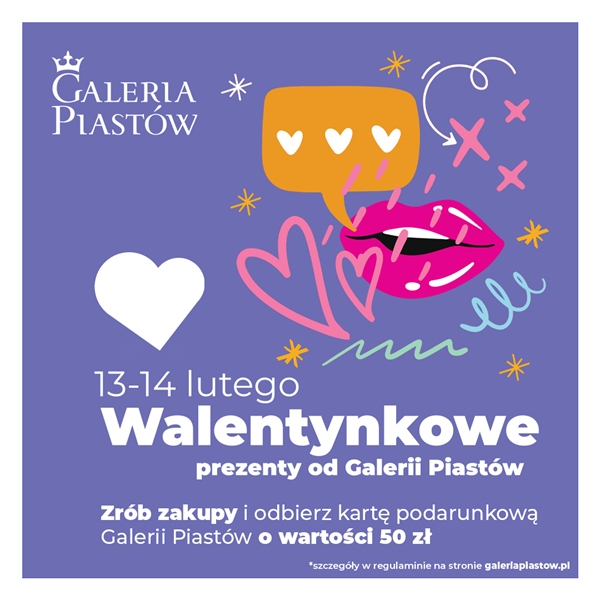 Zrób zakupy i odbierz kartę podarunkową Galerii Piastów o wartości 50zł!