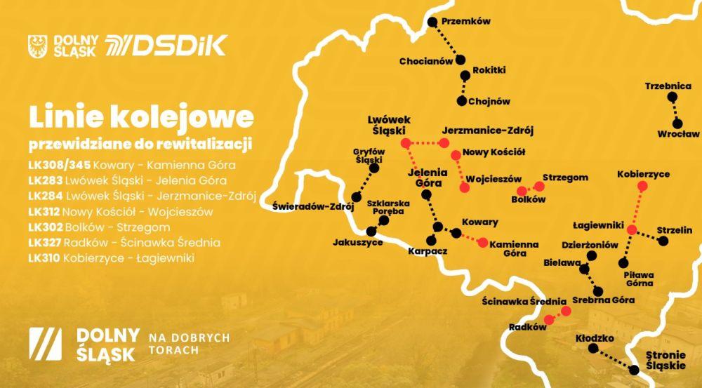 Bolków, Strzegom, Chocianów, Przemków w programie "Dolny Śląsk na dobrych torach"