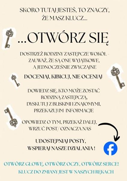 „Otwórz się” na rodzicielstwo zastępcze. Akcja MOPS