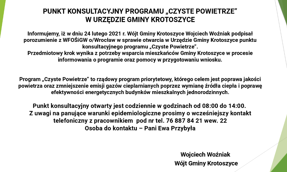 "Czyste powietrze" bliżej mieszkańców gminy