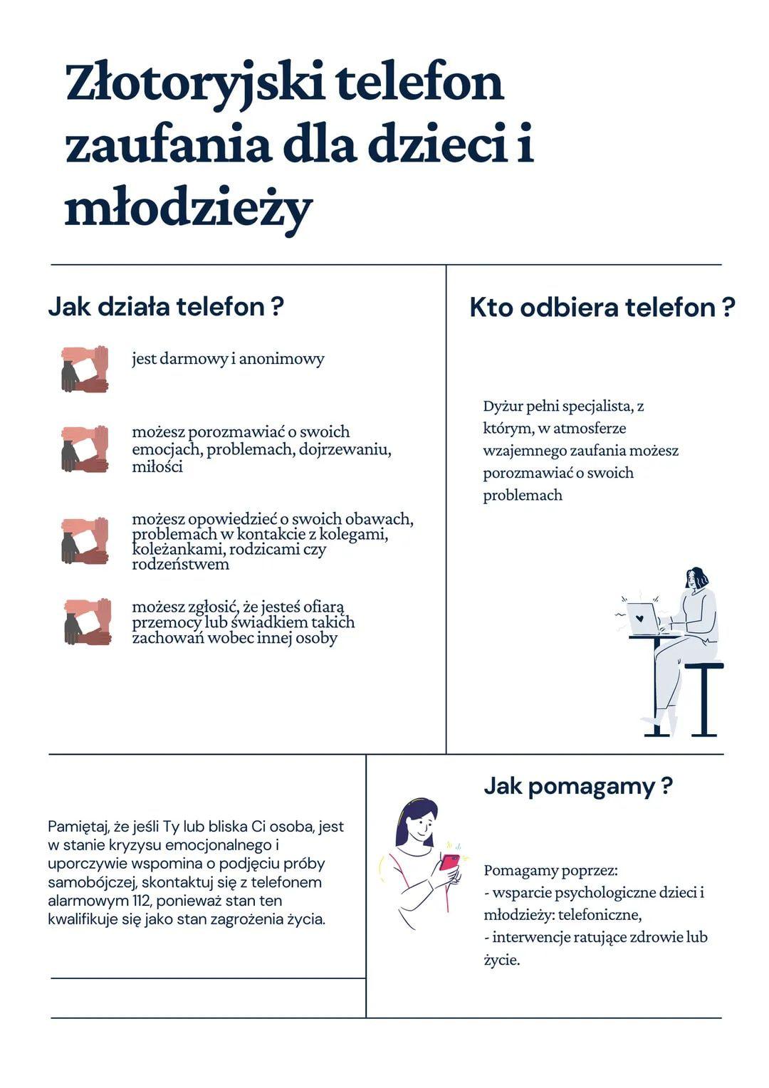 Złotoryjski telefon zaufania