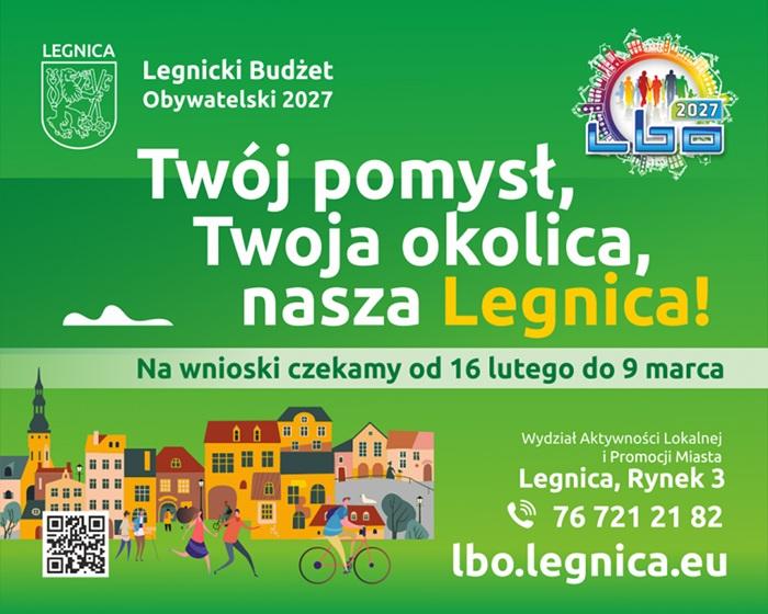 Rusza nabór projektów do Legnickiego Budżetu Obywatelskiego