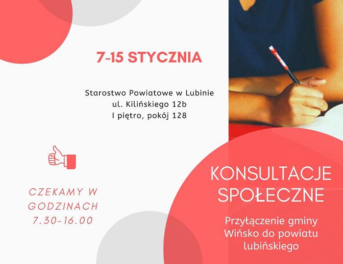 Wińsko chce do powiatu lubińskiego. Rozpoczynają się konsultacje!