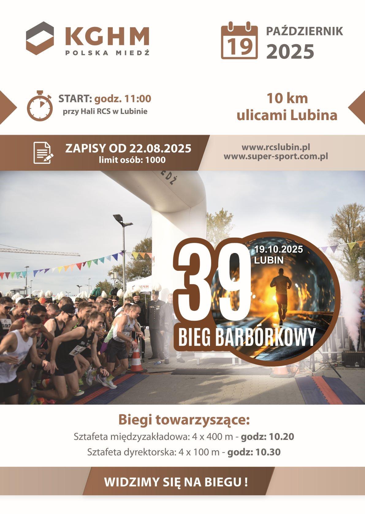 Zapisz się na 39. Bieg Barbórkowy o Lampkę Górniczą!