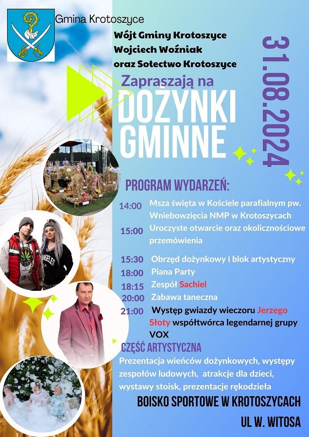 Zapraszamy na Święto Plonów i Tradycji w Krotoszycach
