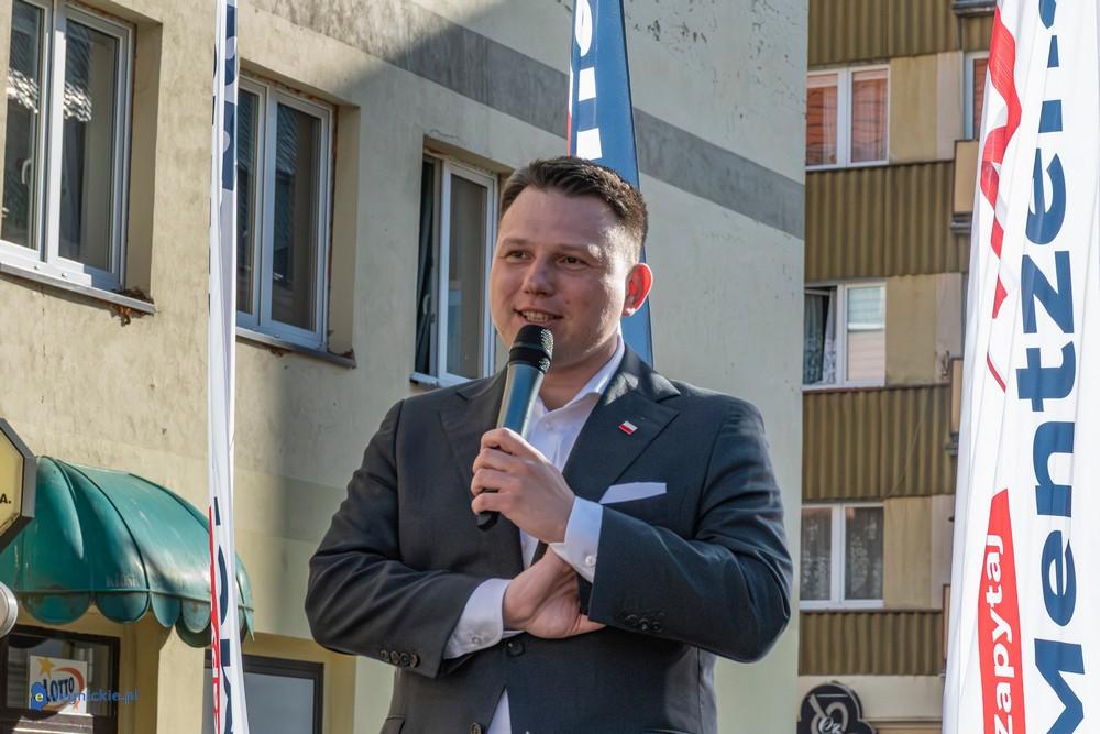 S.Mentzen w Legnicy. Mocne tezy, szybkie pytania, nie tylko o polityce (FOTO)