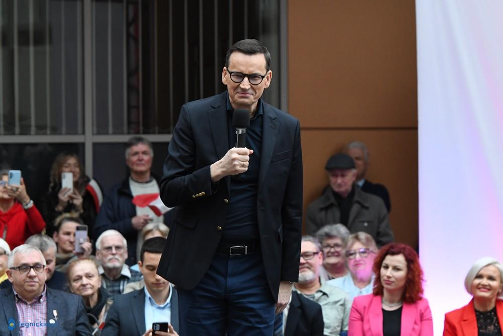 Były premier M. Morawiecki w Legnicy (FOTO, FILM)