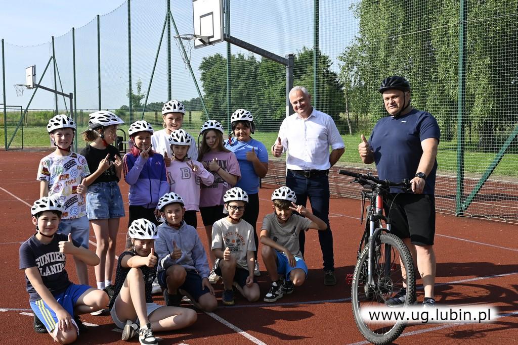 Bezpieczeństwo na dwóch kółkach. Gmina Lubin daje przykład !