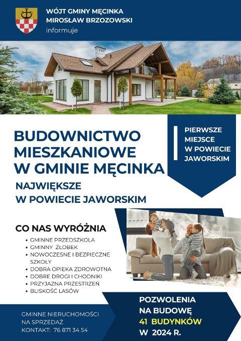 Męcinka: tutaj chce się mieszkać! Nr 1 w powiecie jaworskim...
