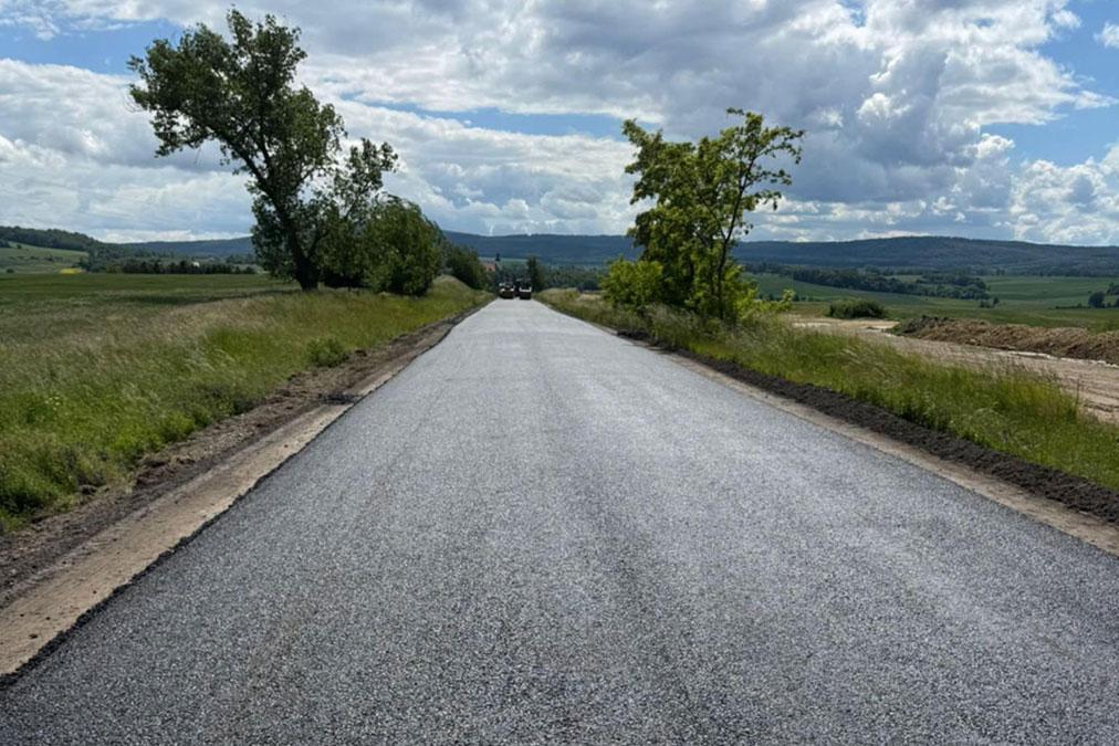 Droga przy Słupie jest już wyremontowana