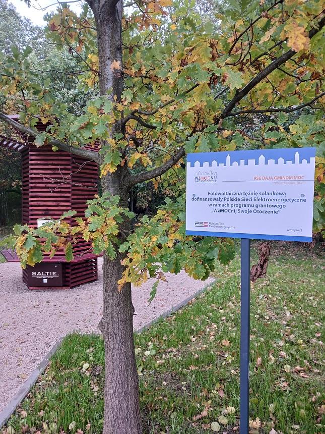 Fotowoltaiczna tężnia solankowa w Czaplach