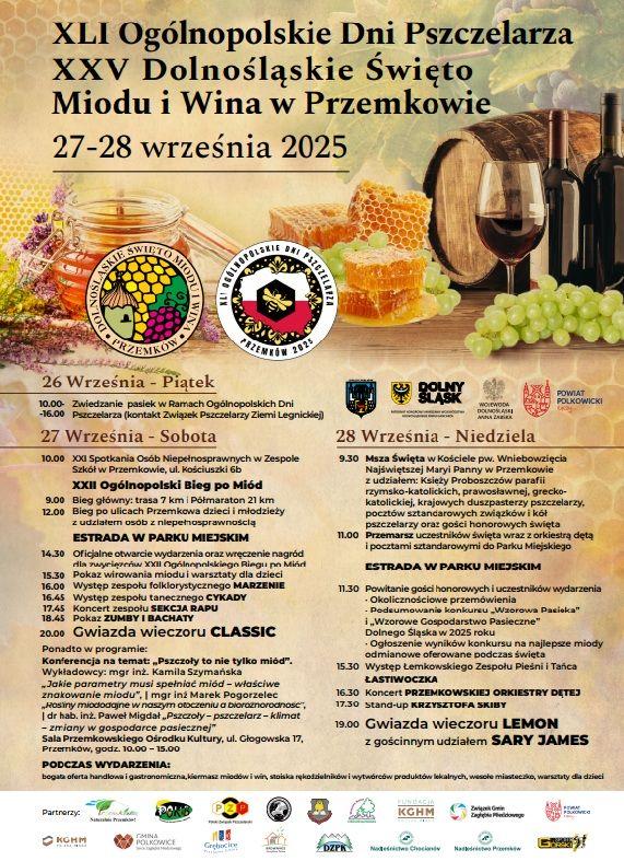 Przemków szykuje się na Dolnośląskie Święto Miodu i Wina 2025