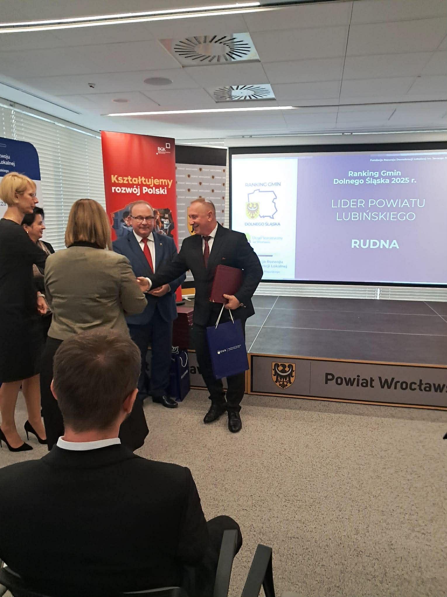 Rudna liderem powiatu lubińskiego