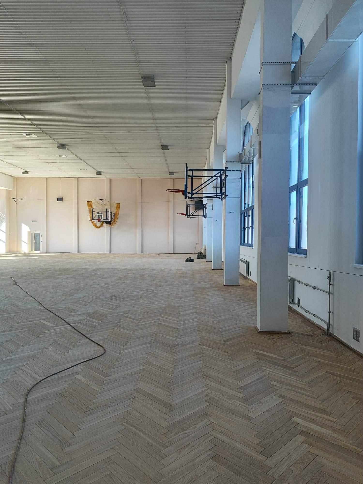 Kończy się remont sali sportowej w szkole w Rudnej