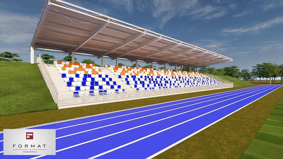 Będzie zadaszona trybuna na stadionie