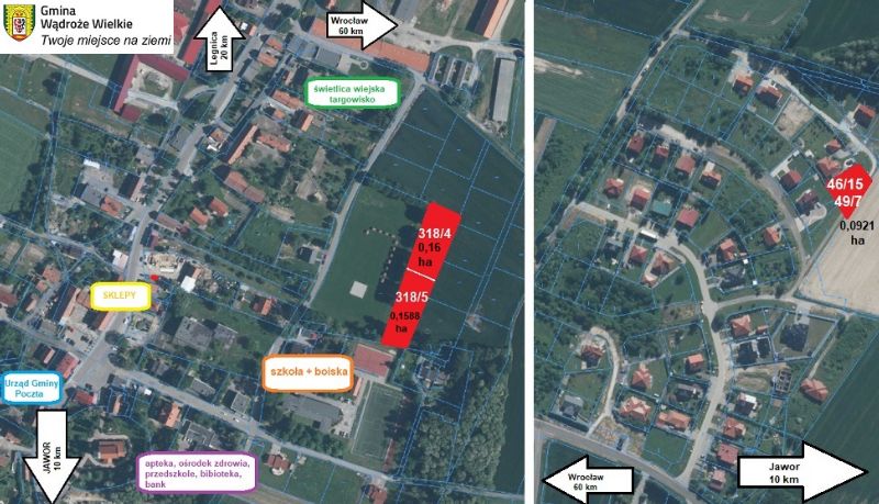 Atrakcyjne działki budowlane do kupienia (PRZETARG)