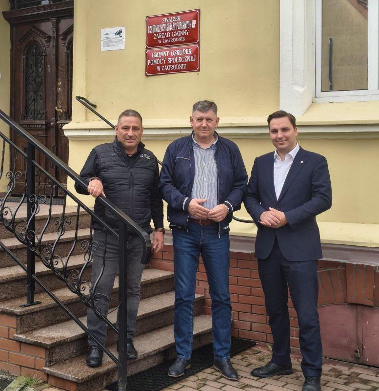 Wójt Zagrodna rozmawiał z DSDiK o drogowych priorytetach. Na stole bezpieczeństwo i przyszłe inwestycje