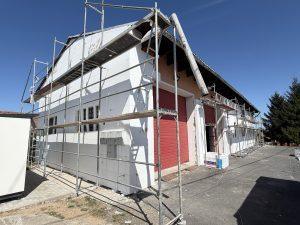 Remont elewacji budynku OSP w Olszanicy