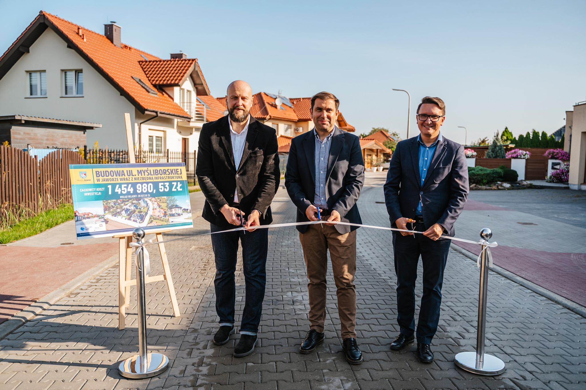 Zakończono budowę ul. Myśliborskiej. Jawor ma się czym pochwalić