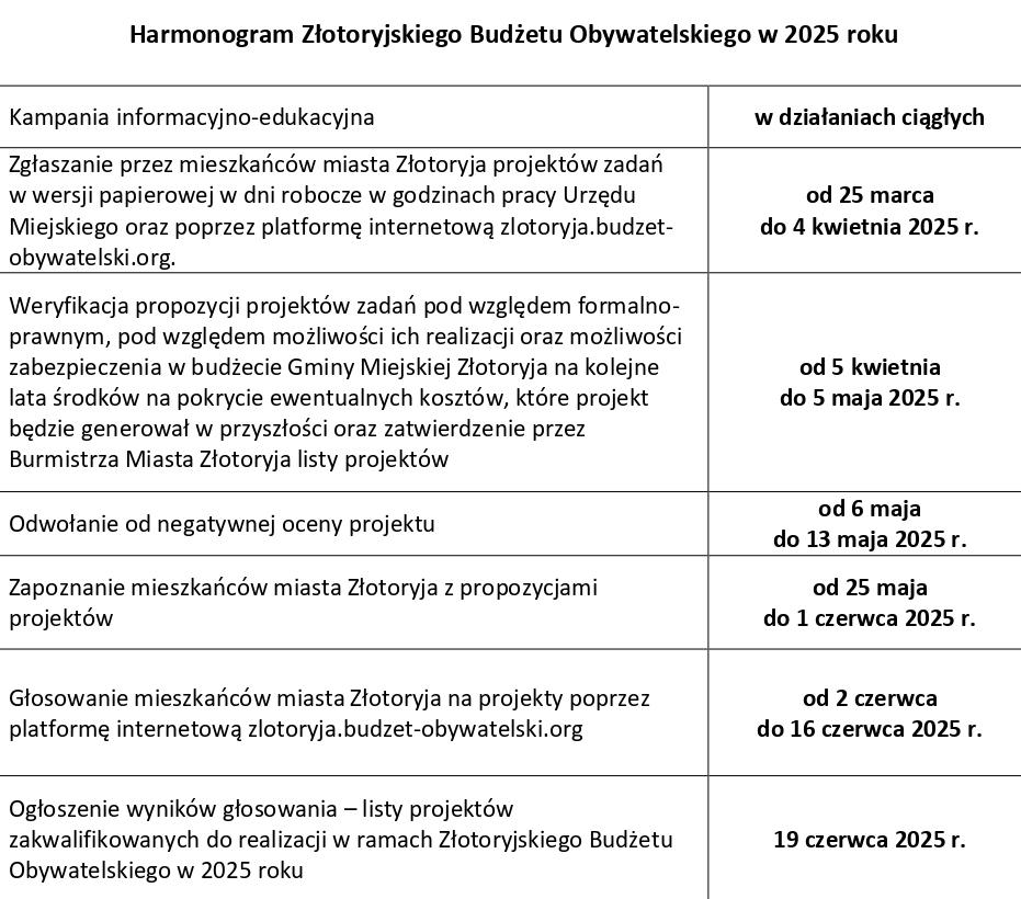 Budżet czeka na projekty złotoryjan – większe niż rok temu